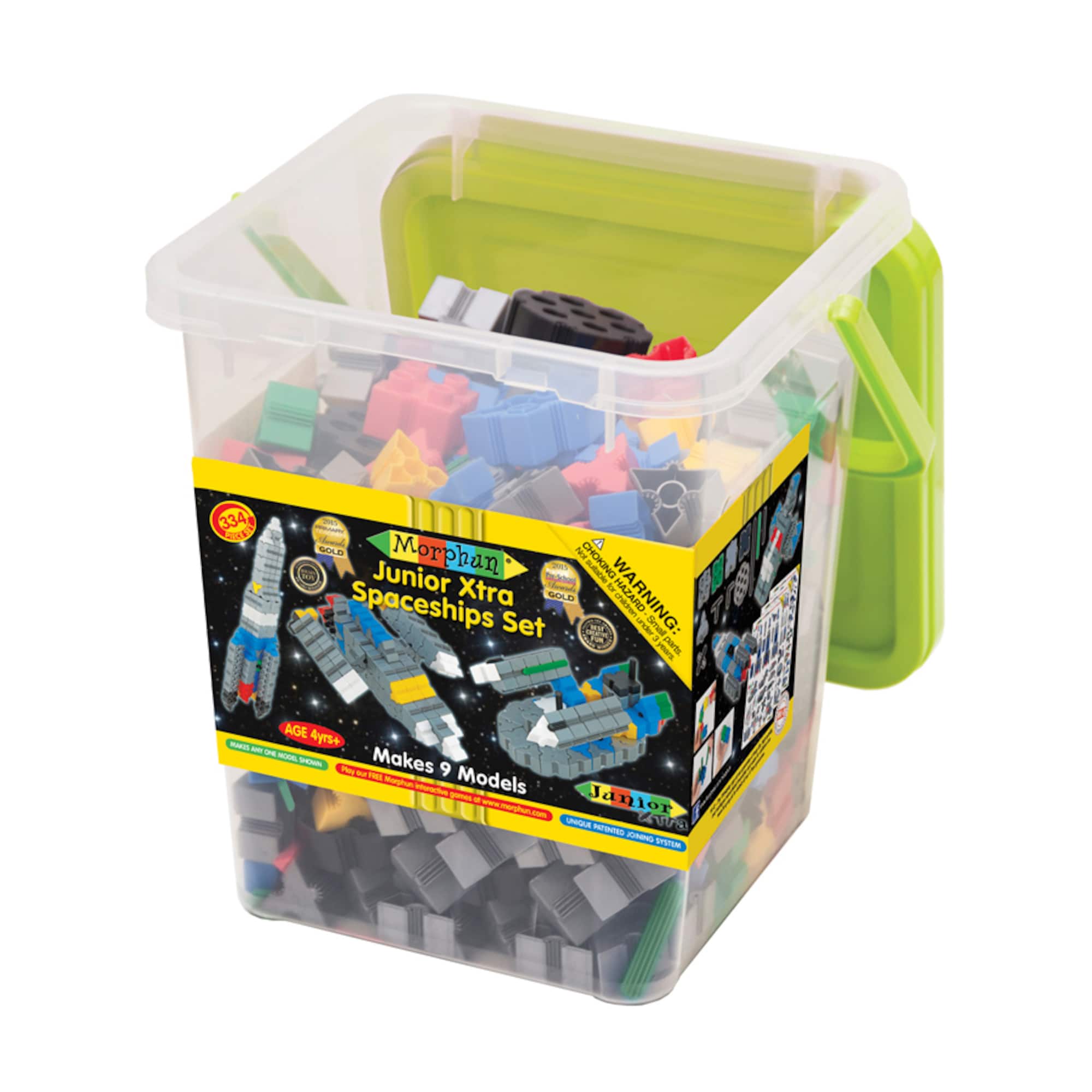Morphun Junior Xtra Spaceships Set: 334 Pcs